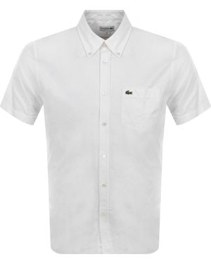 Lacoste Short Sleeved Shirt - White
