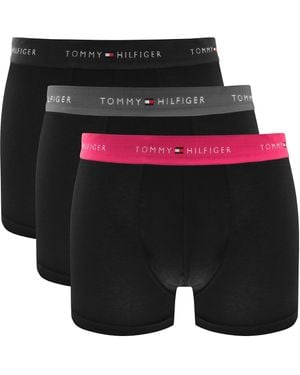 Tommy Hilfiger Underwear 3 Pack Trunks - Black