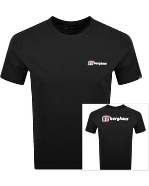 Berghaus Front And Back Logo T Shirt - Black