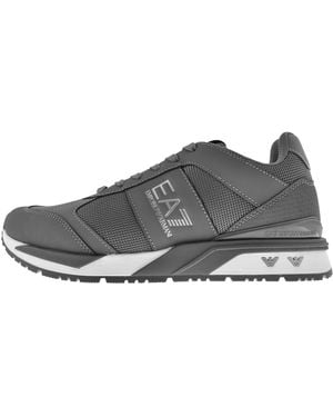 EA7 Emporio Armani Logo Sneakers - Gray