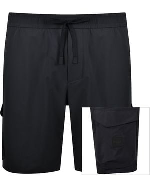 BOSS Boss Urbanex Tapered Fit Cargo Shorts - Blue