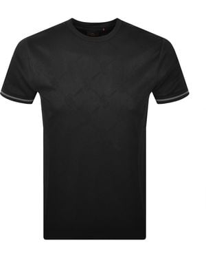 Luke 1977 Hyde Textured T Shirt - Black
