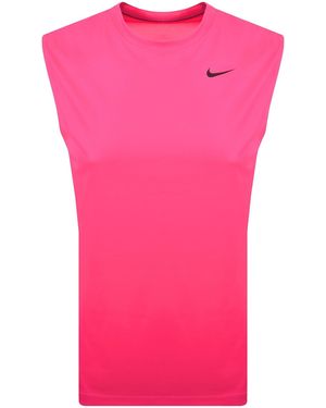 Nike Training Dri Fit Vest T Shirt - Pink