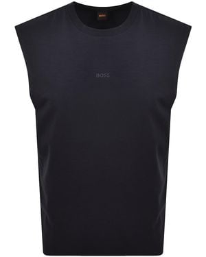 BOSS Boss Relaxed Fit Surf Vest Dark - Blue