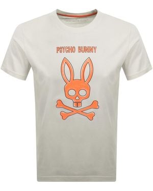 Psycho Bunny Adler Graphic T Shirt - Grey
