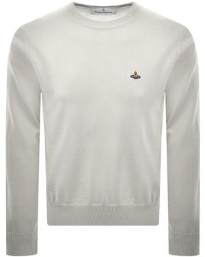 Vivienne Westwood Alex Round Neck Jumper - Grey