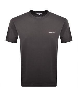 Norse Projects Dyrehaven Logo T Shirt - Grey