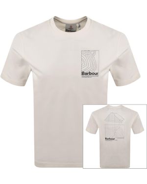 Barbour Woodbine T Shirt Off - White