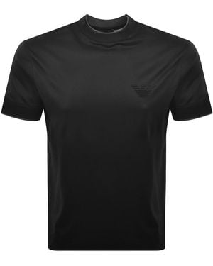 Armani Emporio Logo T Shirt - Black