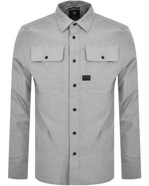 G-Star Raw Cpo Long Sleeve Shirt - Grey