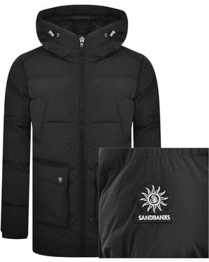 Sandbanks Mid Puffer Jacket - Black