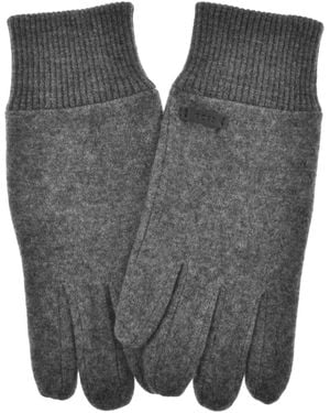 BOSS BUSINESS Boss Kalsper Wool Blend Gloves - Grey