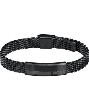 BOSS BUSINESS Boss Alen Ip Bracelet - Black