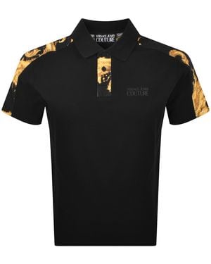 Versace Jeans Couture Couture Barocco Polo - Black