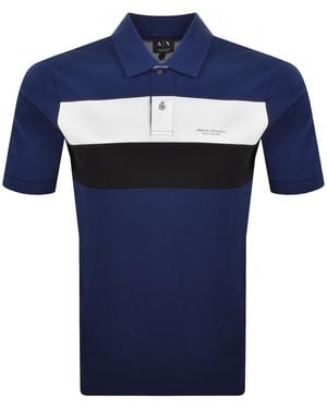 ARMANI EXCHANGE Polo T Shirt - Blue