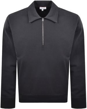 Norse Projects Half Zip Sweatshirt - Black