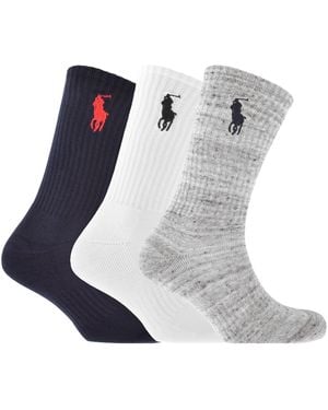 Ralph Lauren 3 Pack Socks - Blue
