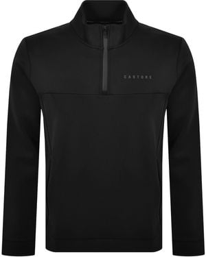 Castore Scuba Quarter Zip Sweatshirt - Black