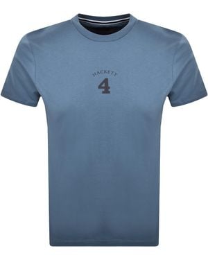 Hackett Heritage Number T Shirt Eton - Blue