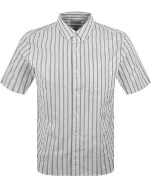 Calvin Klein Jeans Oxford Striped Shirt - Gray