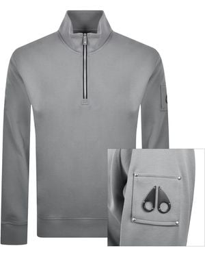 Moose Knuckles Hartsfield Qz Sweatshirt - Grey