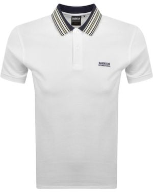 Barbour Neville Polo T Shirt - White