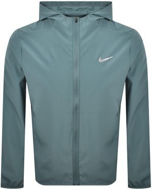 Nike Training Hooded Fitness Jacket - Blue