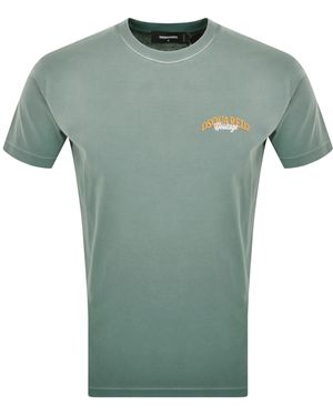 DSquared² Cool Fit Logo T Shirt - Green