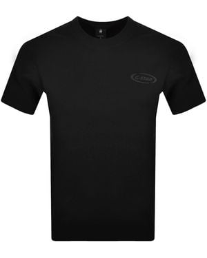 G-Star G-Star 90S Logo T Shirt Dark - Black