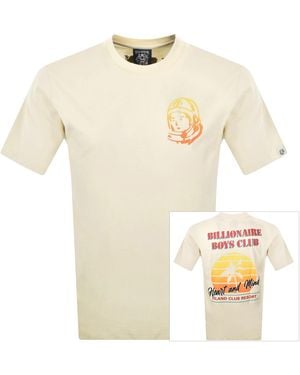 BBCICECREAM Resort T Shirt Ecru - Natural