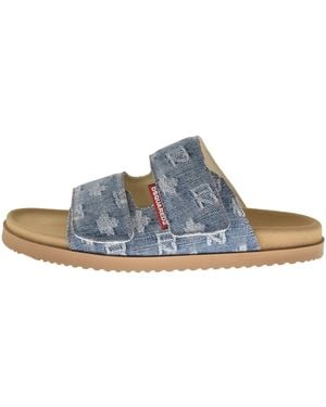DSquared² Flat Sandals - Blue