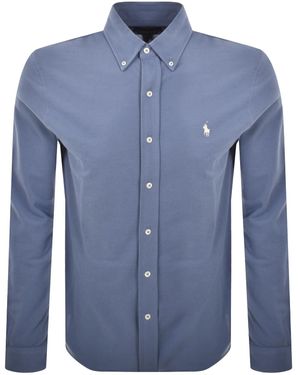Ralph Lauren Featherweight Mesh Shirt - Blue