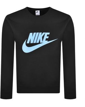Nike Club Crew Neck Sweatshirt - Black