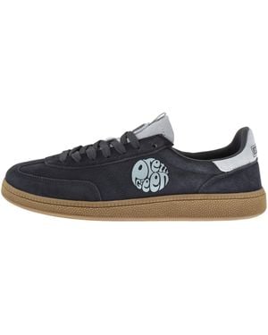 Pretty Green Reunion Ramblas Sneakers - Blue