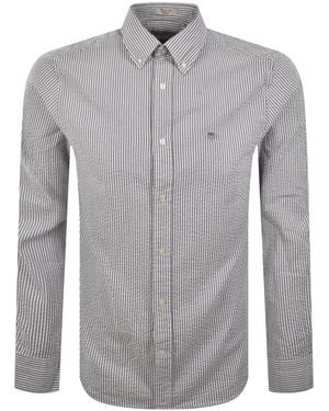 GANT Seersucker Shirt - Gray
