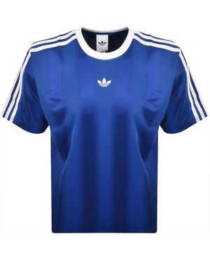 adidas Originals Jacquard Jersey T Shirt - Blue