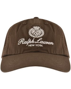 Ralph Lauren Woven Baseball Cap - Brown