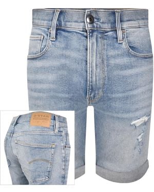 G-Star G-Star 3301 Slim Shorts Vintage - Blue