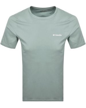 Columbia Basic Logo T Shirt - Green