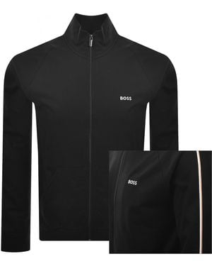 BOSS BUSINESS Boss Iconic Zip Sweatshirt - Black