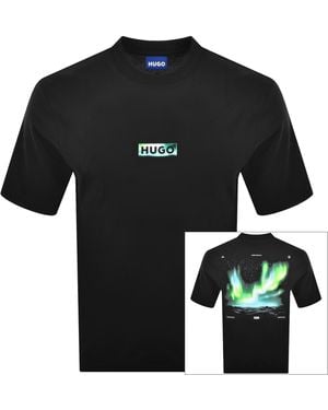 HUGO Norostee T Shirt - Black