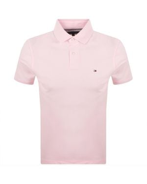 Tommy Hilfiger Regular Fit 1985 Polo T Shirt - Pink