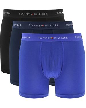 Tommy Hilfiger 3 Pack Boxer Briefs - Blue