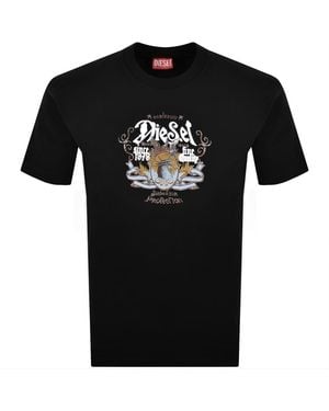 DIESEL T Adjust Aa10 T Shirt - Black