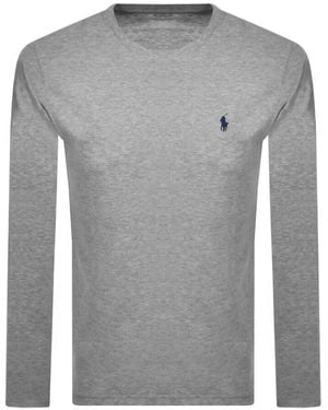 Ralph Lauren Long Sleeved T Shirt - Grey