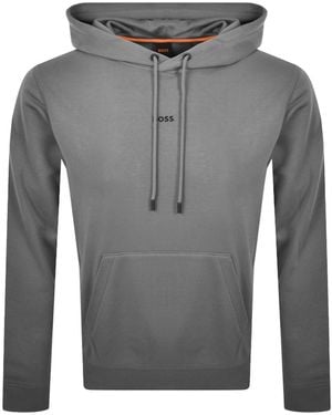 BOSS Boss Wesmall Pullover Hoodie - Gray