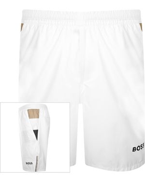 BOSS Boss Tennis Match Shorts - White