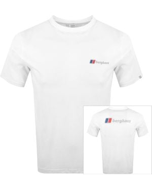 Berghaus Front And Back Logo T Shirt - White