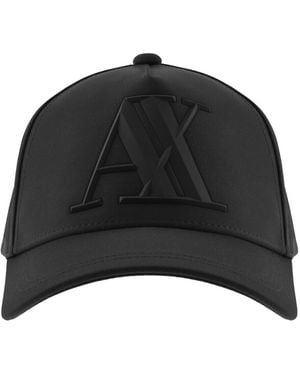 ARMANI EXCHANGE Logo Cap - Black