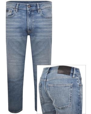 Calvin Klein Slim Straight Fit Jeans - Blue